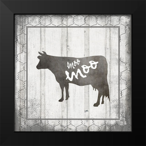 MyFarmMyWay V5 3 Black Modern Wood Framed Art Print by LightBoxJournal