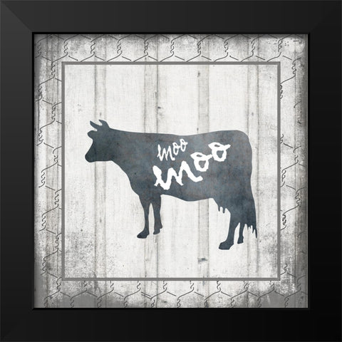 MyFarmMyWay V5 4 Black Modern Wood Framed Art Print by LightBoxJournal
