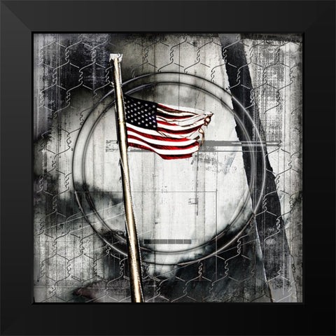 MyFarmMyWay V9 Black Modern Wood Framed Art Print by LightBoxJournal