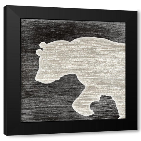 Good Night Moose V1 4 Black Modern Wood Framed Art Print by LightBoxJournal