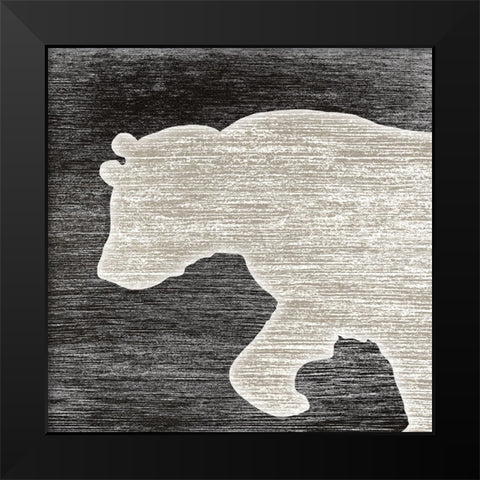 Good Night Moose V1 4 Black Modern Wood Framed Art Print by LightBoxJournal