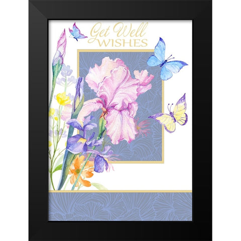 Card Design 3_C Black Modern Wood Framed Art Print by LightBoxJournal