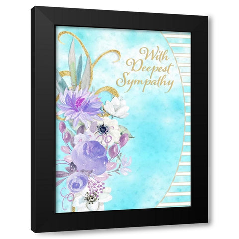 Card Design 4A_3 Black Modern Wood Framed Art Print by LightBoxJournal