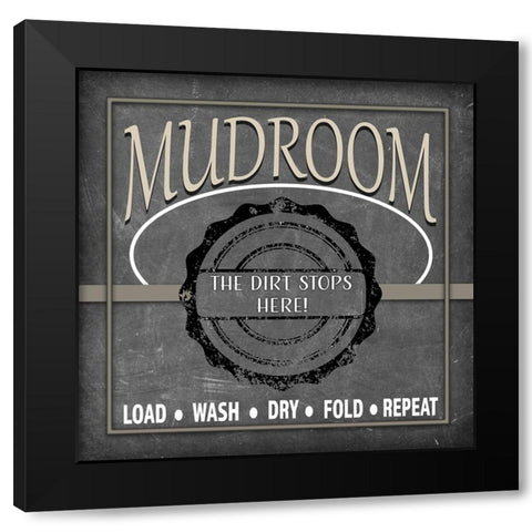 Mudroom 1 Black Modern Wood Framed Art Print with Double Matting by LightBoxJournal