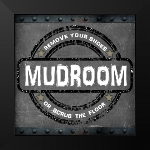 Mudroom 2 Black Modern Wood Framed Art Print by LightBoxJournal