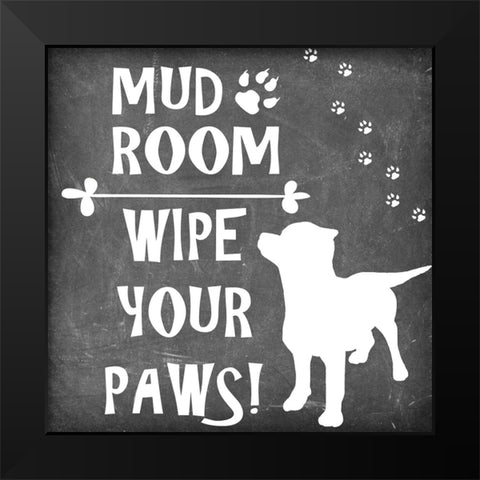 Mudroom 6 Black Modern Wood Framed Art Print by LightBoxJournal