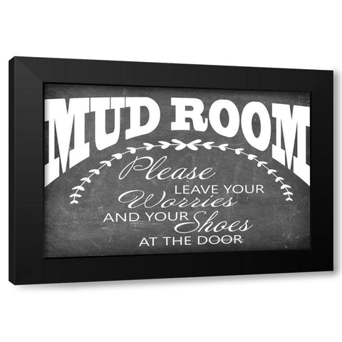 Mudroom 9 Black Modern Wood Framed Art Print with Double Matting by LightBoxJournal