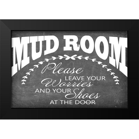 Mudroom 9 Black Modern Wood Framed Art Print by LightBoxJournal