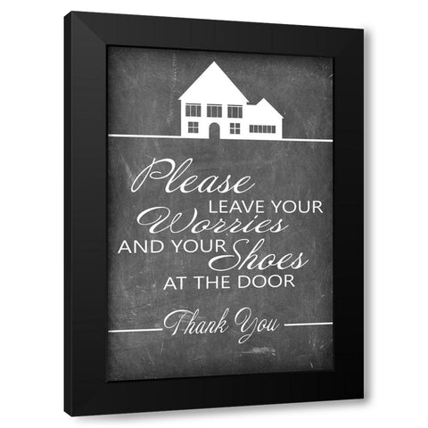 Mudroom 10 Black Modern Wood Framed Art Print with Double Matting by LightBoxJournal