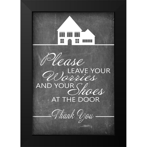 Mudroom 10 Black Modern Wood Framed Art Print by LightBoxJournal