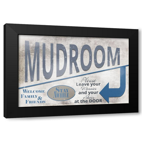 Mudroom 20 Black Modern Wood Framed Art Print with Double Matting by LightBoxJournal