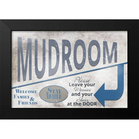 Mudroom 20 Black Modern Wood Framed Art Print by LightBoxJournal