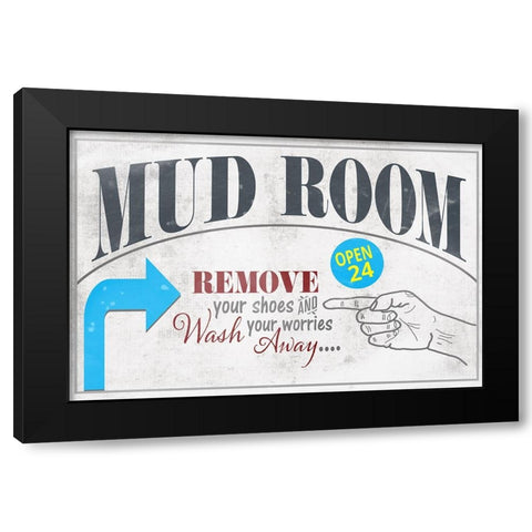 Mudroom 21 Black Modern Wood Framed Art Print with Double Matting by LightBoxJournal