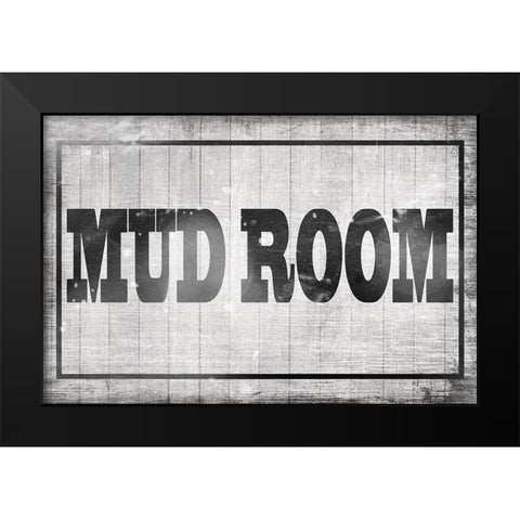 Mudroom 34 Black Modern Wood Framed Art Print by LightBoxJournal