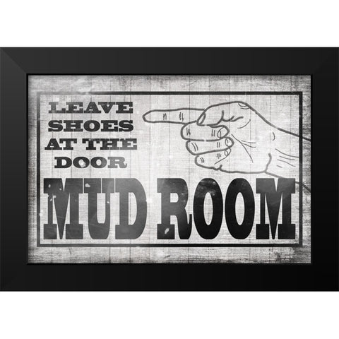Mudroom 35 Black Modern Wood Framed Art Print by LightBoxJournal