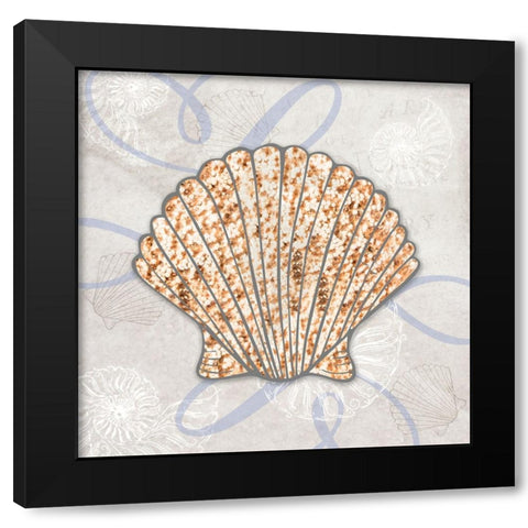 Sea Side Gypsy V2 Black Modern Wood Framed Art Print with Double Matting by LightBoxJournal