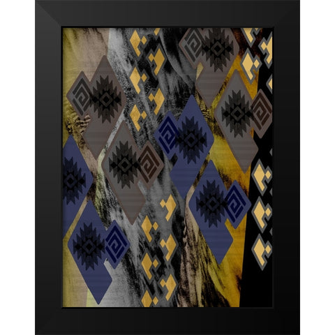 SouthWest Design 2 4 Black Modern Wood Framed Art Print by LightBoxJournal