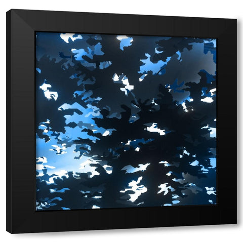 The New Camo 1 Black Modern Wood Framed Art Print with Double Matting by LightBoxJournal