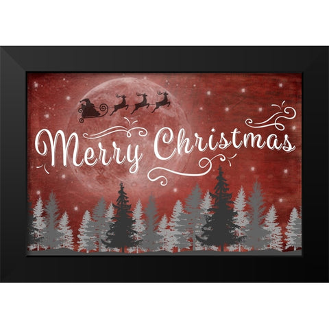 25 Days TilChristmas 038 Black Modern Wood Framed Art Print by LightBoxJournal