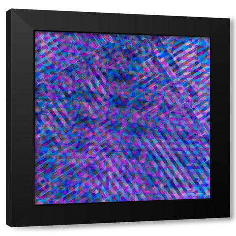 BoHo Girl Pattern 03 Black Modern Wood Framed Art Print with Double Matting by LightBoxJournal