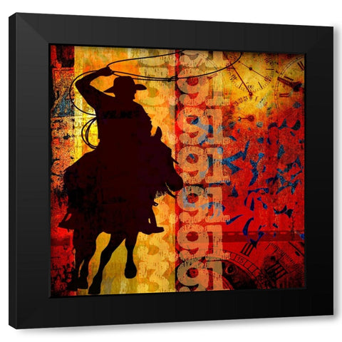 Go Around 01 Black Modern Wood Framed Art Print with Double Matting by LightBoxJournal