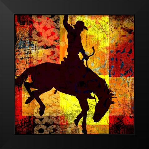 Go Around 04 Black Modern Wood Framed Art Print by LightBoxJournal