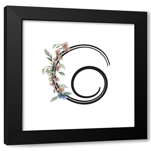 C Black Modern Wood Framed Art Print by LightBoxJournal