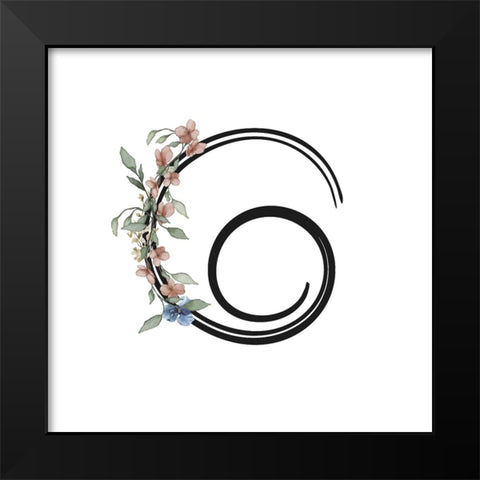 C Black Modern Wood Framed Art Print by LightBoxJournal