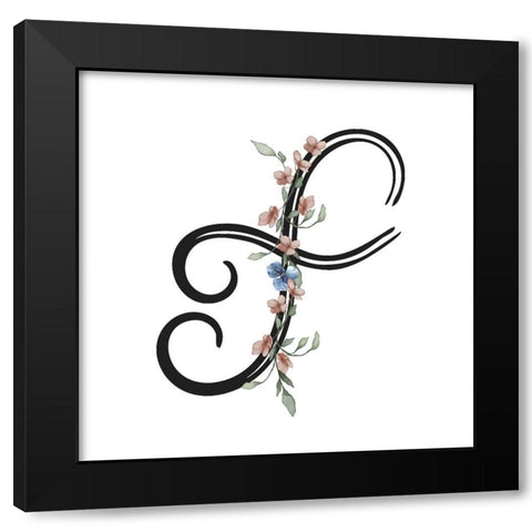 F Black Modern Wood Framed Art Print by LightBoxJournal