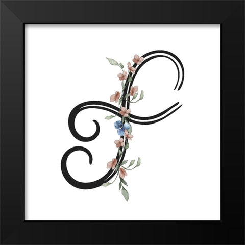 F Black Modern Wood Framed Art Print by LightBoxJournal