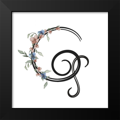 G Black Modern Wood Framed Art Print by LightBoxJournal