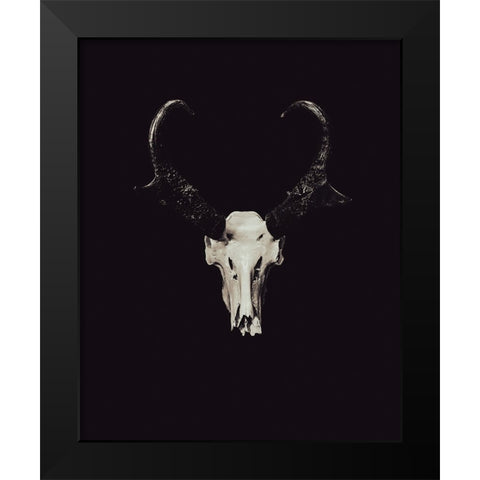 The Rustic Antler 05 Black Modern Wood Framed Art Print by LightBoxJournal