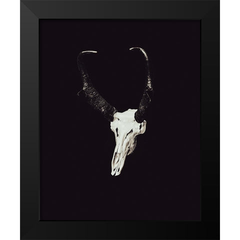 The Rustic Antler 07 Black Modern Wood Framed Art Print by LightBoxJournal