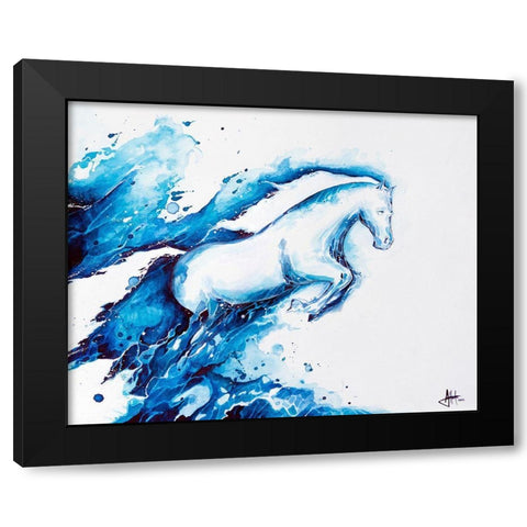 Ride the Lightning Black Modern Wood Framed Art Print with Double Matting by Allante, Marc