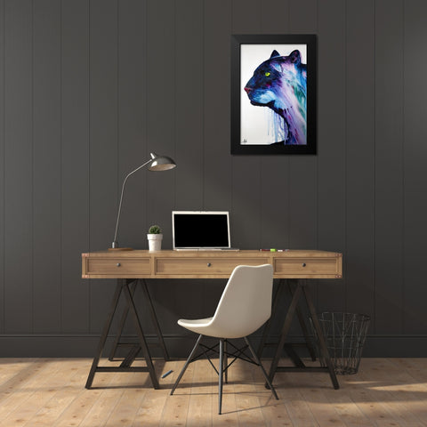 Orpheus Black Modern Wood Framed Art Print by Allante, Marc