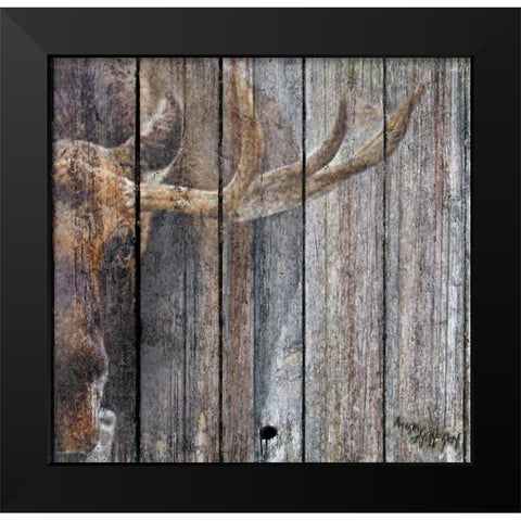 The Moose Black Modern Wood Framed Art Print by Murray Henderson Fine Art