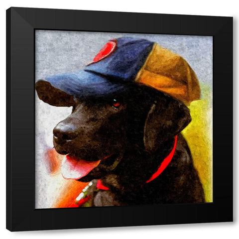 Rookie Black Modern Wood Framed Art Print with Double Matting by Murray Henderson Fine Art