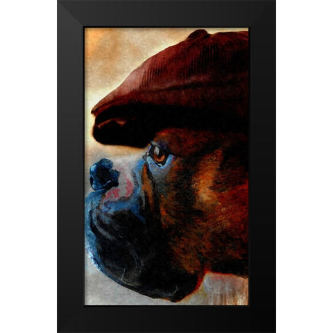 The Duke Black Modern Wood Framed Art Print by Murray Henderson Fine Art
