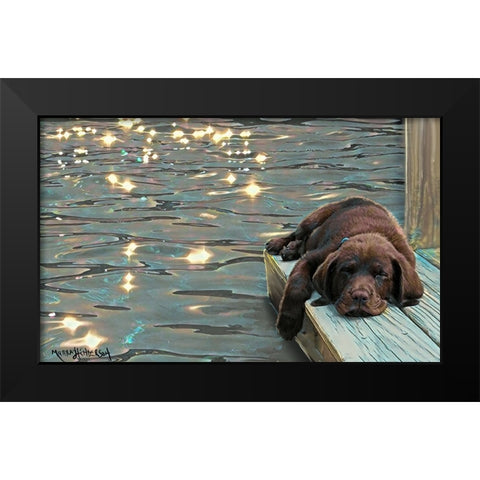 Untitled_Artwork (10) Black Modern Wood Framed Art Print by Murray Henderson Fine Art