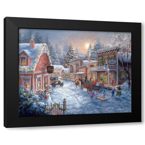 Good Old Days Black Modern Wood Framed Art Print with Double Matting by Boehme, Nicky