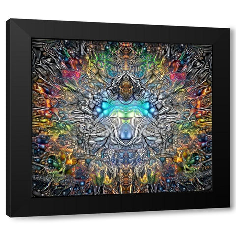 Fifth Sun Black Modern Wood Framed Art Print with Double Matting by Gavidia, Pedro