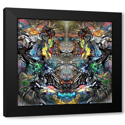 Guardian of Chapultepec Black Modern Wood Framed Art Print with Double Matting by Gavidia, Pedro