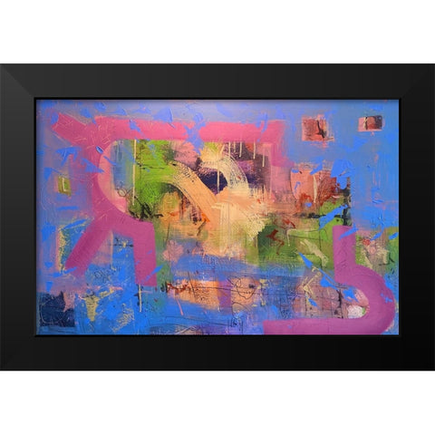 Spiritual Black Modern Wood Framed Art Print by Randy Noble Fine Art