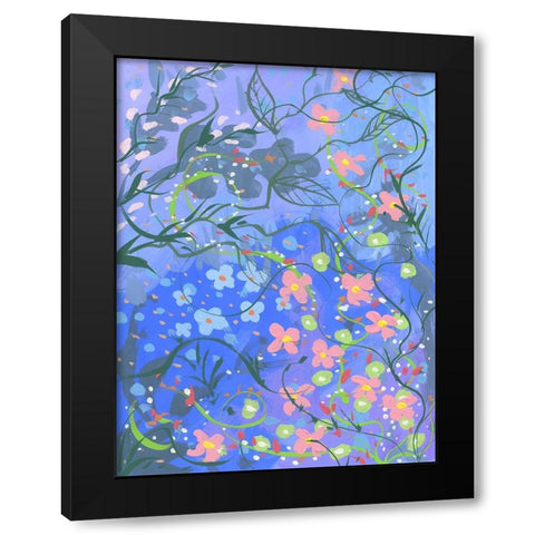 Unique Bloom Black Modern Wood Framed Art Print by Randy Noble Fine Art