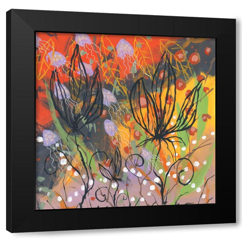 Natures Spice Black Modern Wood Framed Art Print with Double Matting by Randy Noble Fine Art