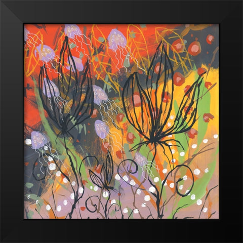 Natures Spice Black Modern Wood Framed Art Print by Randy Noble Fine Art