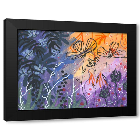 Color And Tone Black Modern Wood Framed Art Print with Double Matting by Randy Noble Fine Art