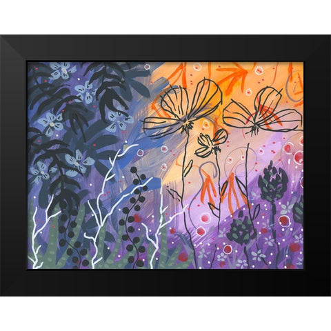 Color And Tone Black Modern Wood Framed Art Print by Randy Noble Fine Art