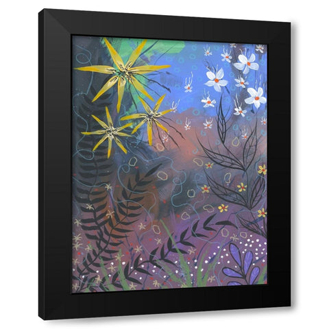 Power Garden Black Modern Wood Framed Art Print with Double Matting by Randy Noble Fine Art