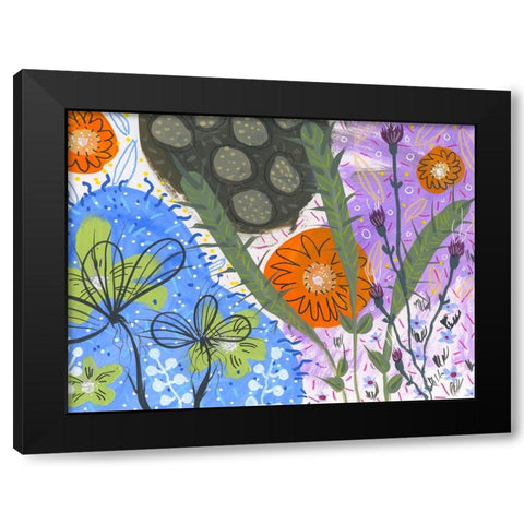 Splendor Black Modern Wood Framed Art Print with Double Matting by Randy Noble Fine Art